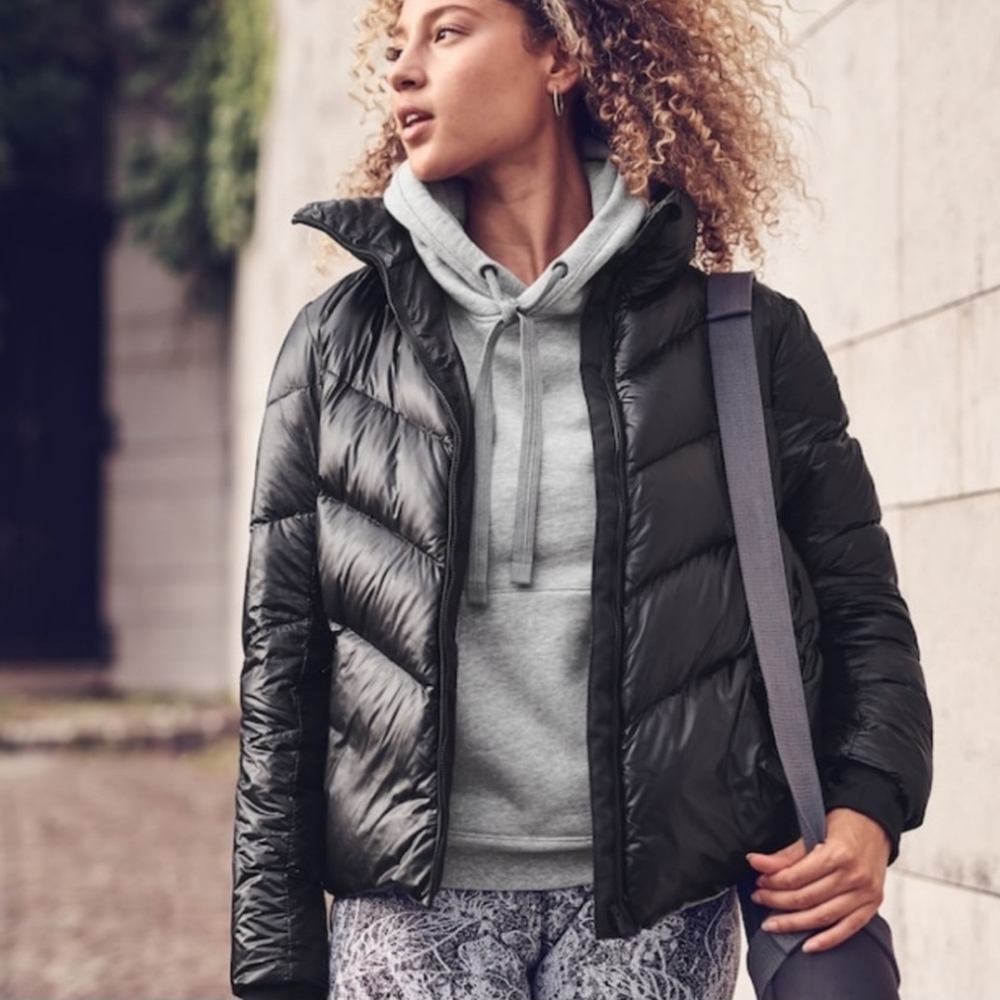 ATHLETA WOMEN'S 350360 WATER RESISTANT DOWNIEVILLE JACKET XXS